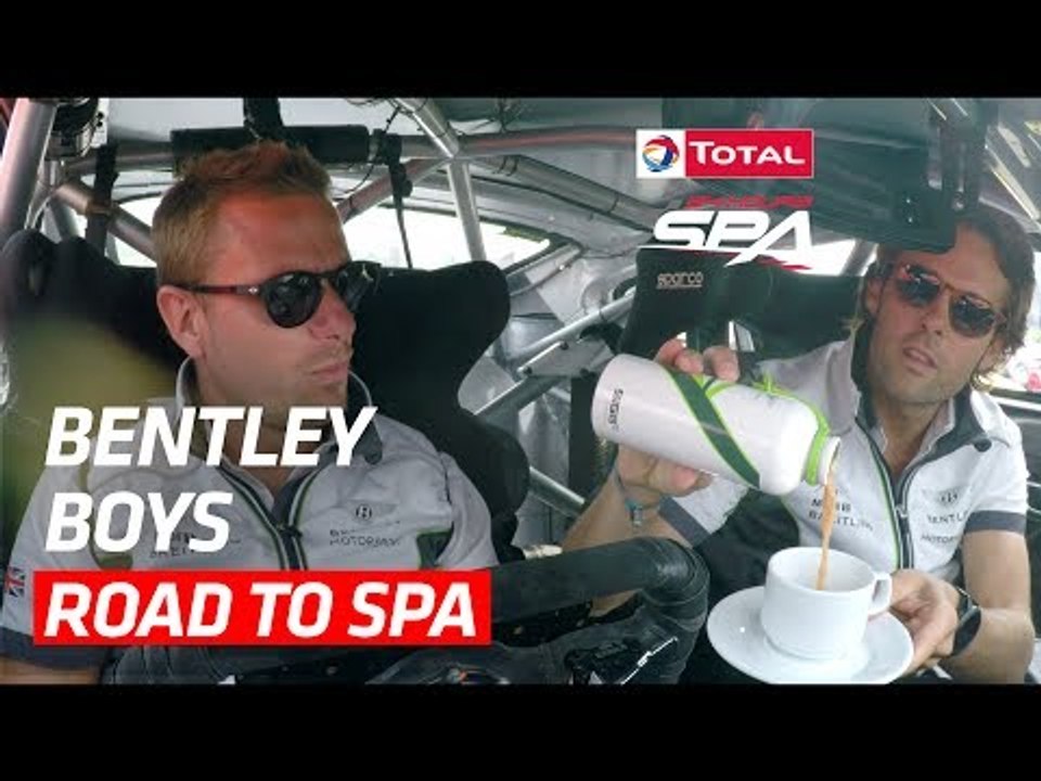 Max and Andy - The Bentley Boys - Road to Spa parade 2017