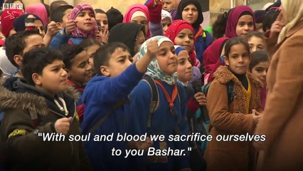 A tale of two children in Aleppo - BBC News