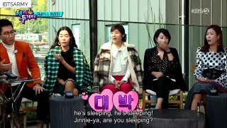 [ENG SUB] BTS JIN woken up in Amsterdam for a call on Happy Together