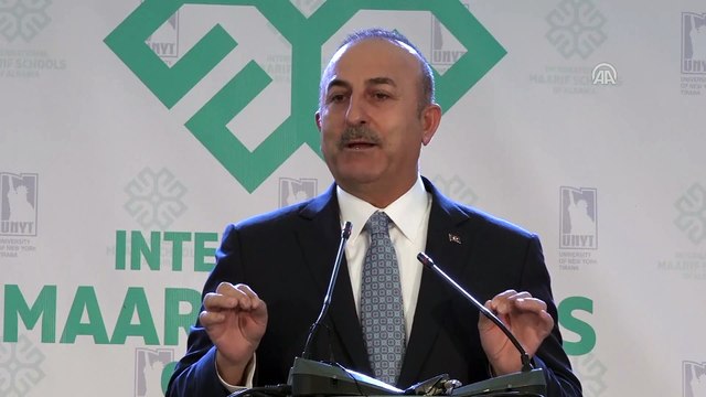 Çavuşoğlu, Maarif Okulları akademik yıl açılış töreni (3) - TİRAN