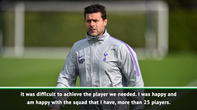 Pochettino has 'no regrets' over Tottenham's lack of spending