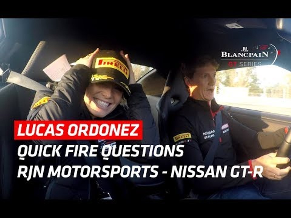 Lucas Ordonez - Nissan GT-R - Quick Fire Question! - Barcelona 2017