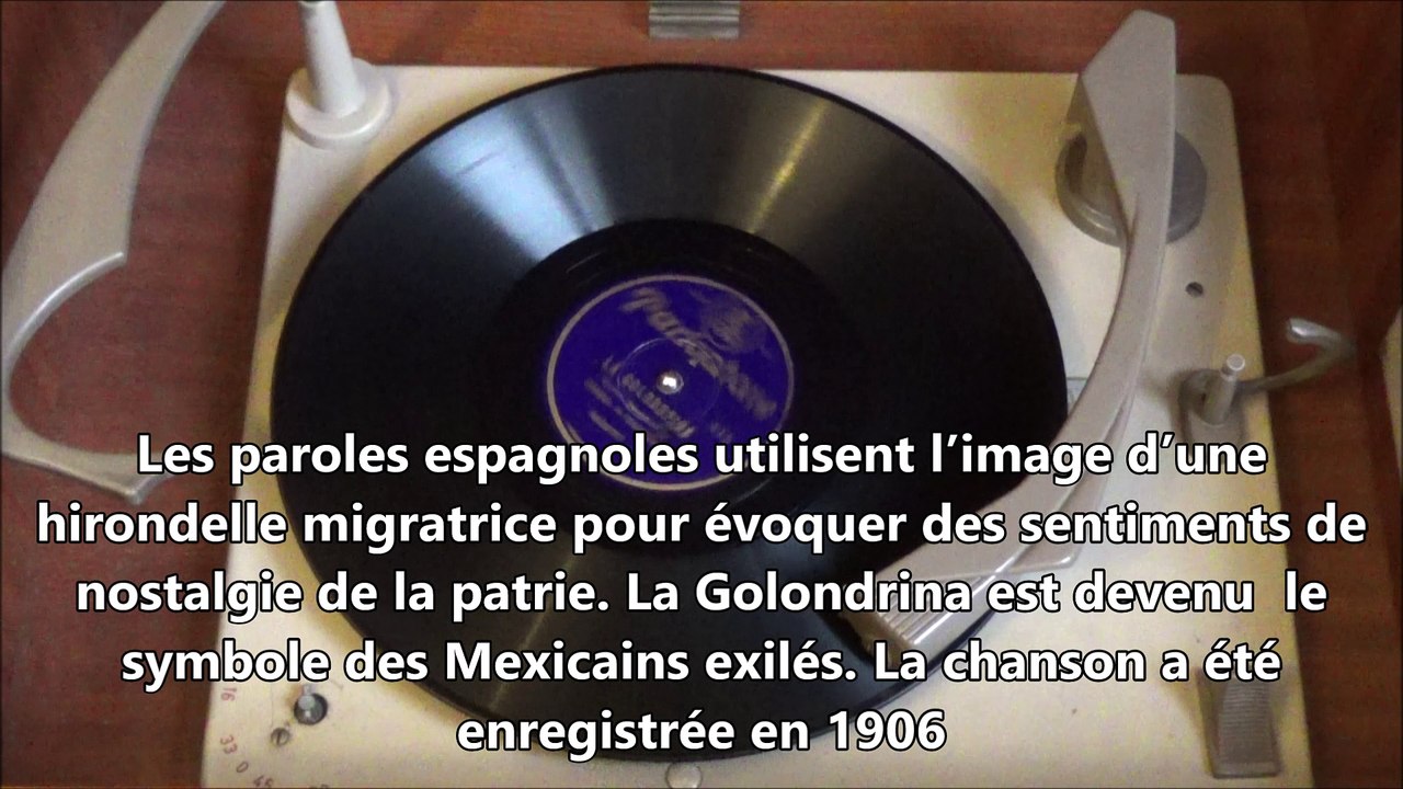 Ferera And Franchini - La Golondrina  - guitare hawaïenne - 78t (1925-27)