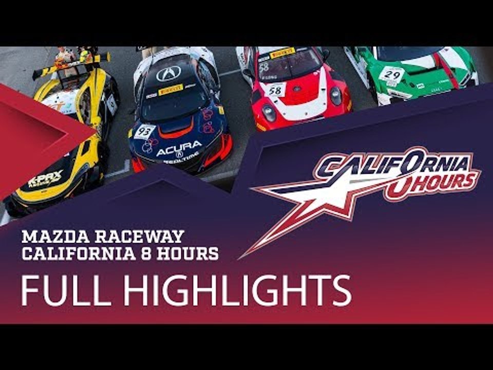 Intercontinental GT Challenge - 2017 8hrs Mazda Raceway - Event Highlights