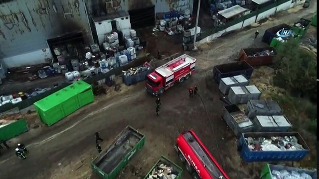 Bursa'da Fabrika Yangının Boyutu Gün Ağarınca Ortaya Çıktı