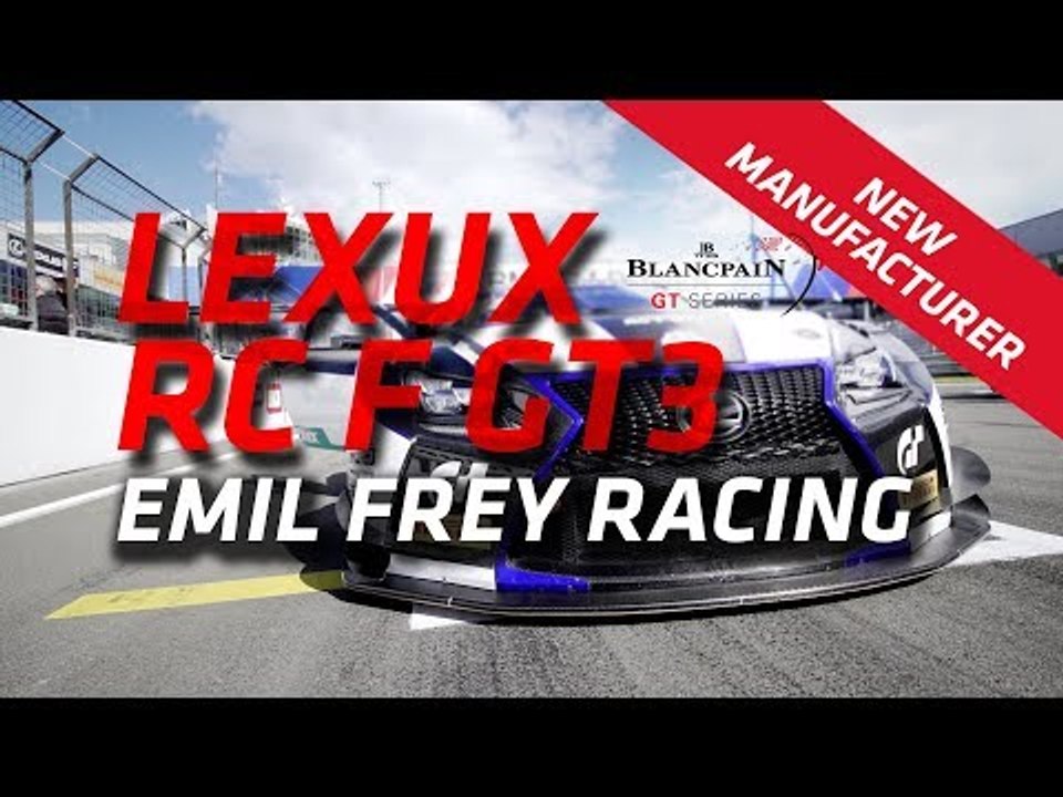 NEW MANUFACTURER ALERT! Lexus RC F GT3 - 2018