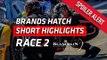 Brands Hatch - RACE 2 - Short Highlights - Blancpain GT Series 2018