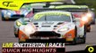 Short Highlights - Race 1 - Snetterton 2018 - British GT