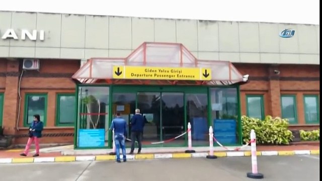 Zonguldak'ta Uçak Pistten Çıktı