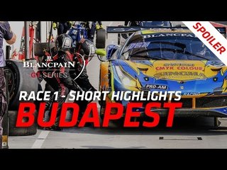 RACE 1 - Budapest - Blancpain GT Series 2018
