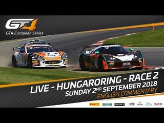 Race 2 - Hungary - GT4 European Series 2018 - English