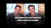Patrick Cohen a eu un accident de trotinette