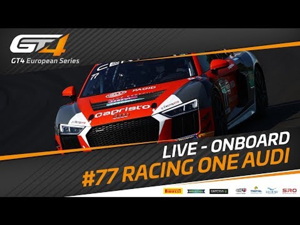 LIVE Race 1 - Car 77 Onboard - Nurburgring - GT4 European Series 2018