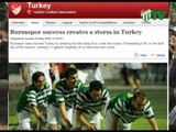 UEFA'dan Bursaspor'a büyük ilgi (17.05.2010)