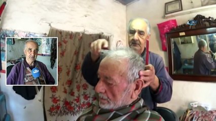 65 Yıldır Ekmeğini Tıraş Yaparak Kazanıyor