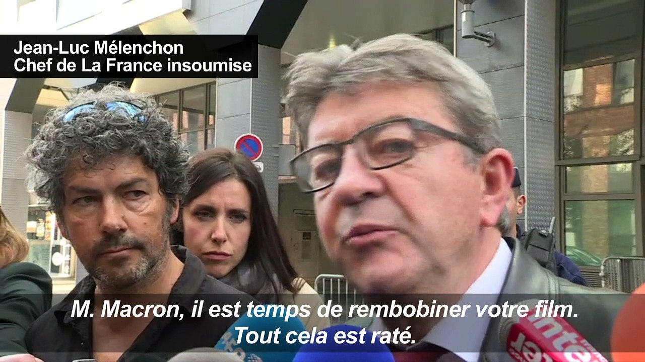 Perquisitions à LFI: Mélenchon dénonce une "man...
