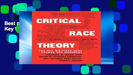 Best product  Critical Race Theory: The Key Writings That Formed the Movement