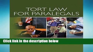 Review  Tort Law for Paralegals