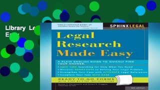 Library  Legal Research Made Easy