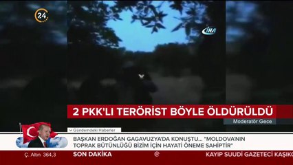 2 PKK'lı terörist böyle öldürüldü