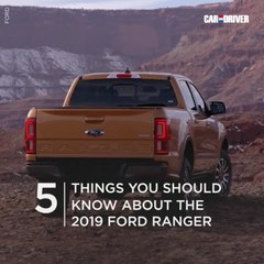 5 Things You Should Know about the 2019 Ford Ranger