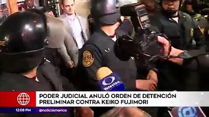 #ANMediodía  Keiko Fujimori recuperó su libertad tras haber permanecido detenida durante siete días en la Prefectura de Lima.MIRA LA NOTA COMPLETA ►
