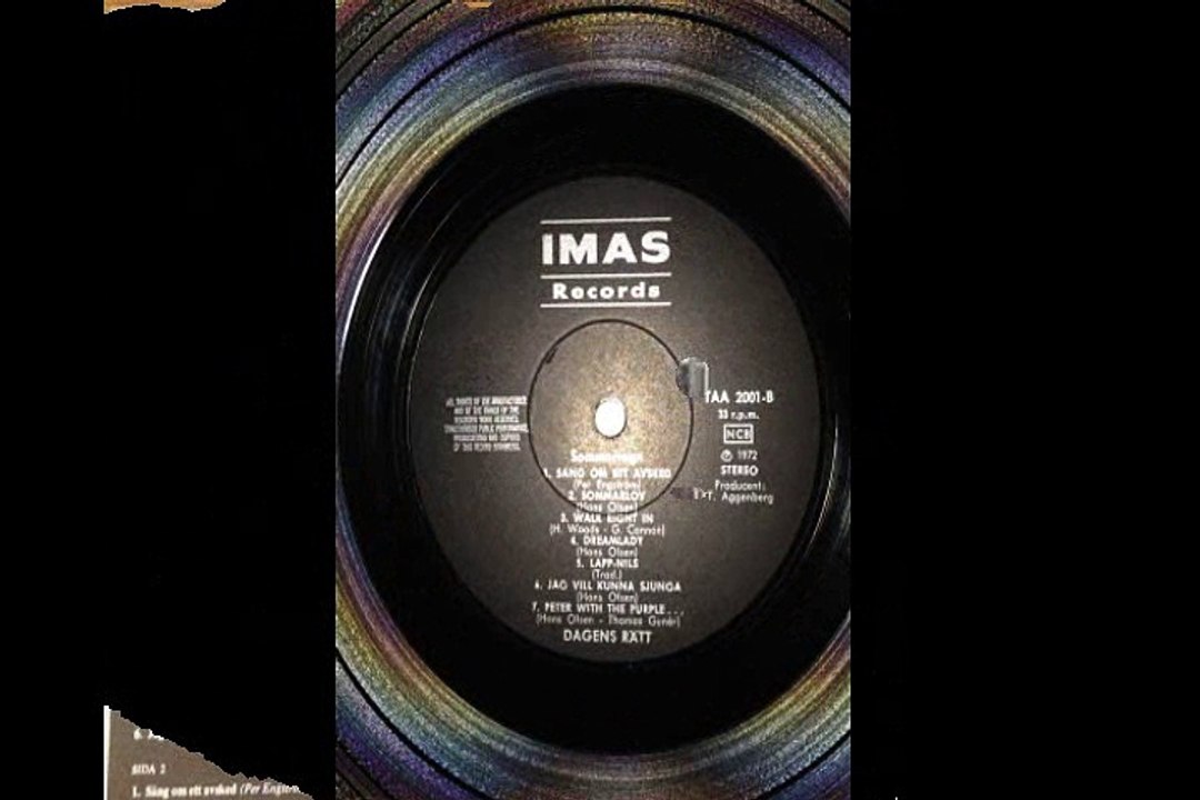 Dagens Rätt "Lost Down And Weary" 1972 Swedish Private Prog Folk Rock