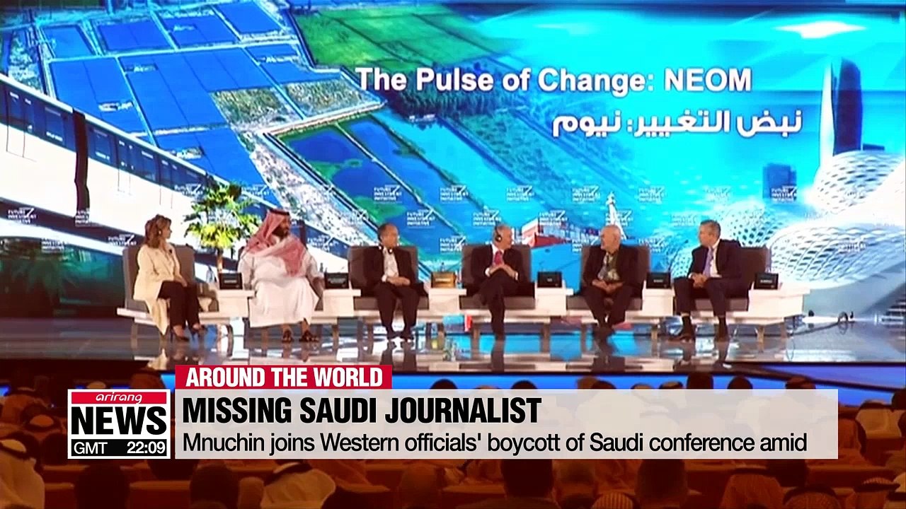 Mnuchin joins Western officials' boycott of Saudi conference amid