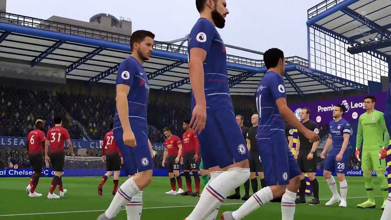 FIFA 19 _ Chelsea vs Manchester United - Premier League - Full Match & Gameplay HD