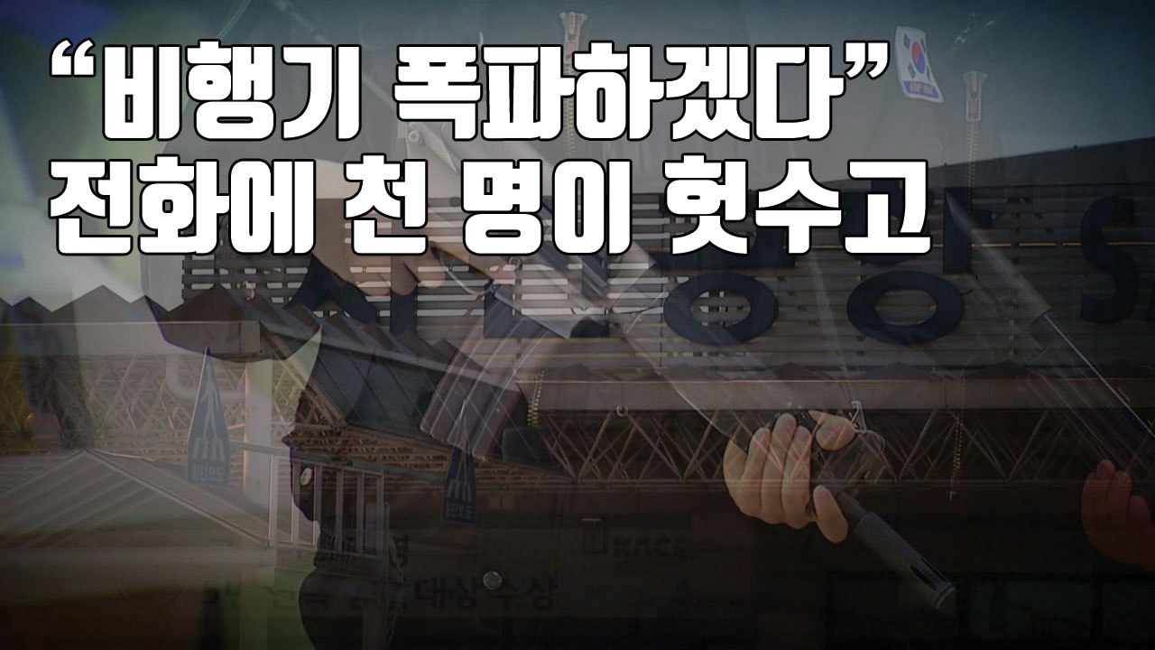 [자막뉴스] "비행기 폭파하겠다" 장난 전화에 천 명이 헛수고 / YTN