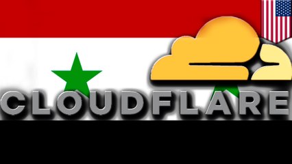 Cloudflare providing internet security to Syrian government