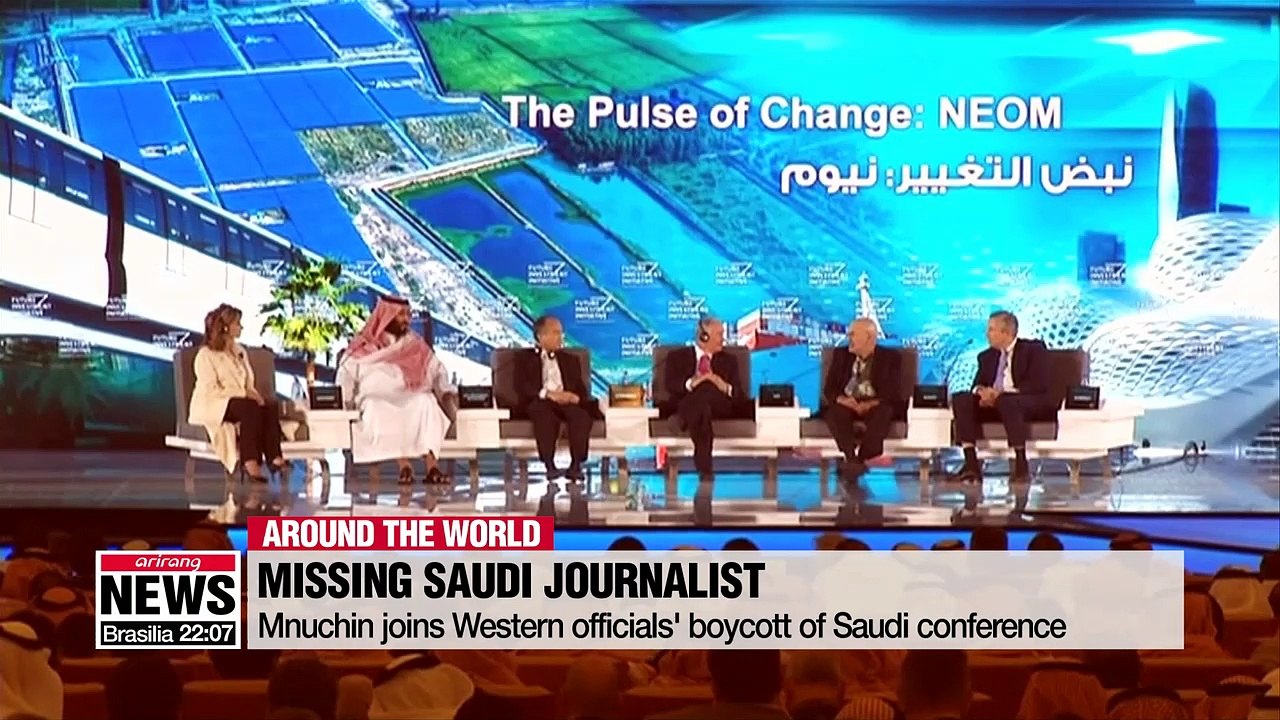 Mnuchin joins Western officials' boycott of Saudi conference amid