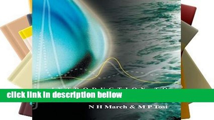 Best product  Introduction To Liquid State Physics