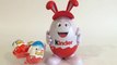 Kinderino Kinder Joy Suprise Egg Man Giant Limited Edition Easter w 4 Eggs - Unboxing Demo Review