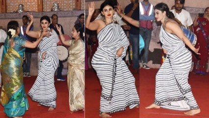 Mouni Roy's Bengali Dance video at Durga Puja is MUST Watch; Watch Video | Boldsky