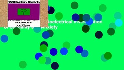 Best product  The Bioelectrical Investigation of Sexuality and Anxiety