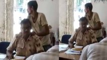 Bihar Kaimur Police Station में Massage कराते दिखे Daroga, Video Viral | वनइंडिया हिंदी