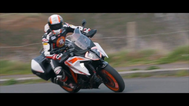 The new KTM 1290 Super Duke GT on the roads of the TT