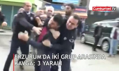 Erzurum’da iki grup arasında bıçaklı kavga: 3 yaralı
