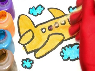 Glitter Bird coloring and drawing for Kids, Toddlers Toy Art