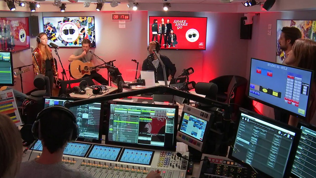 Shake Shake Go en live et en interview dans Le Double Expresso RTL2 (19/10/18)