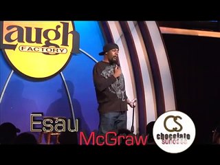 Antione Young, Clayton Thomas, Esau McGraw, Gary Owen at Chocolate Sundaes Comedy Show 8 14 11