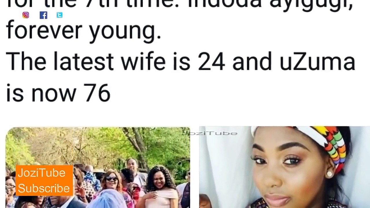 JACOB ZUMA MARRIES 7TH WIFE AT 76 YEARS OLD: 24 YEAR OLD NONKANYISO CHONCO?