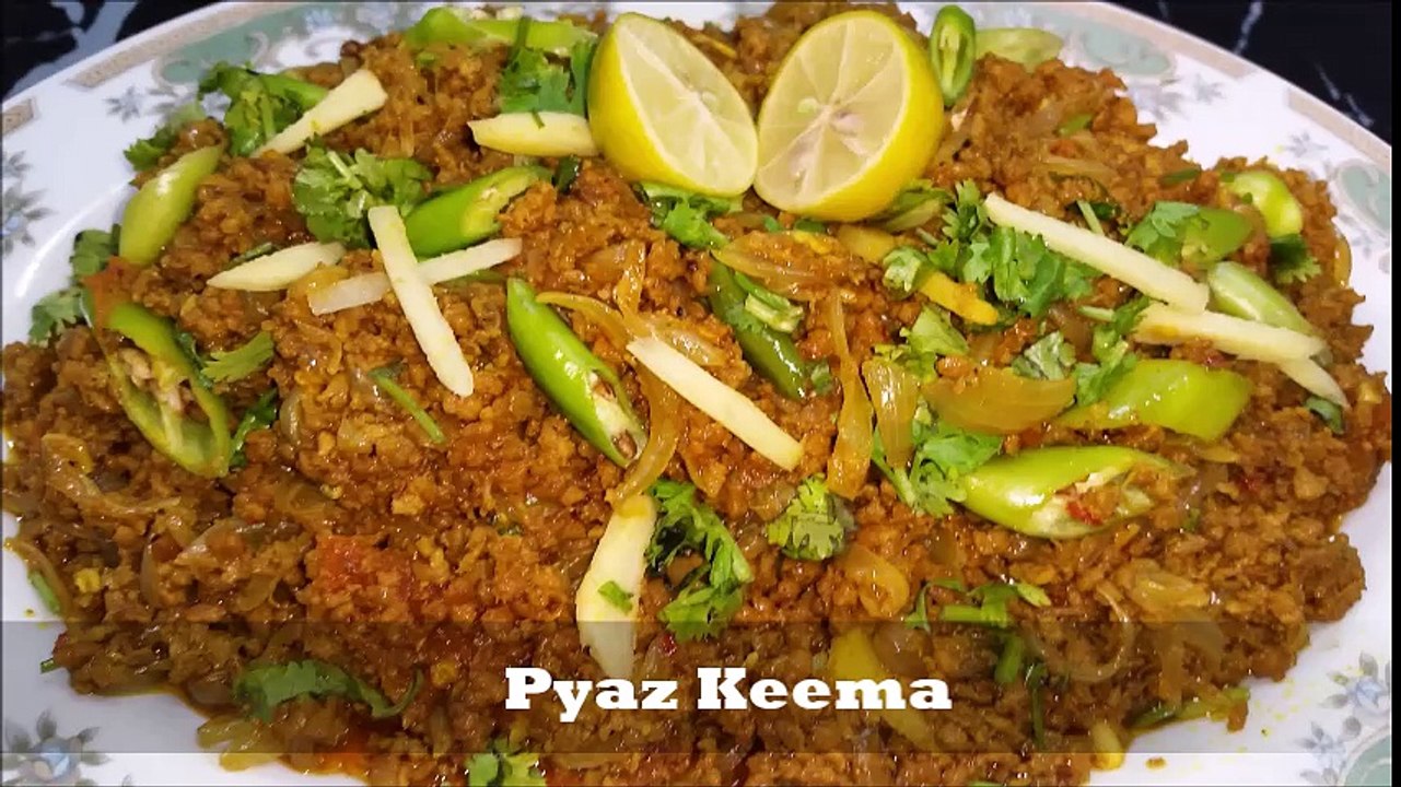 Pyaz Keema IBeef Mince With Onion IHow to make Pyaz Keema in urdu hindi "Cook With Shaheen"