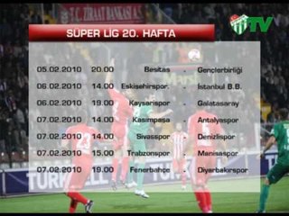 TSL 20-21-22 ve 23.Hafta Programı (01.02.2010)