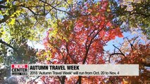 'Autumn Travel Week' kicks off to promote Korea's beautiful autumn scenery