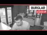 Cafe owner scares off burglar while on holiday | SWNS TV