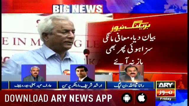 Nehal Hashmi controversial statement; Rana Sanaullah distances himself