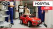 Hospital provides children with cars on the ward | SWNS TV