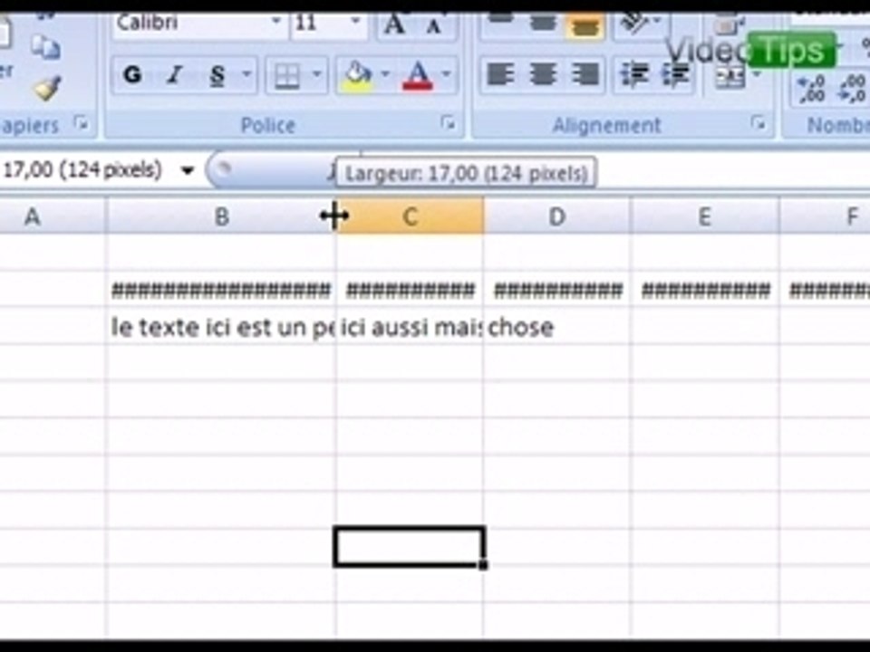 Redimensionner automatiquement les colonnes sous Excel